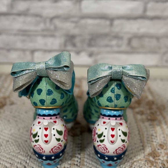 Irregular Choice Alice in Wonderland My Cup of Tea Blue Heels 39 - Picture 6 of 12
